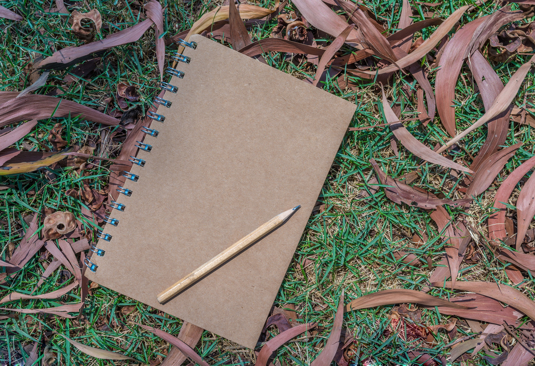 Notebook for nature concept